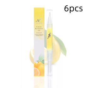 Nail Nutrition Pen Finger Margin Pen Nutrition Oil (Option: F-6PCS)
