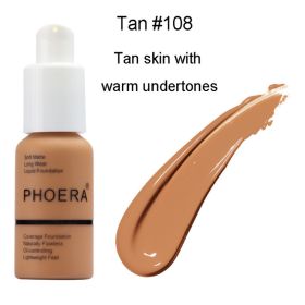 Explosive Press Type Oil Control Natural Color Matte Concealer Foundation Cream (Option: 108 3 pcs)