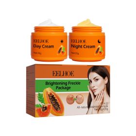 EELHOE Papaya Whitening Freckle Cream For Diminishing Facial Freckles, Dark Spots, And Enhancing Skin Radiance And Hydration For Day And Night Cr (Option: 1pcs)