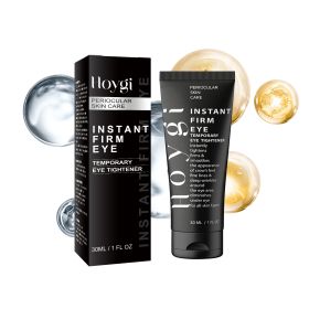 Instant Firm Eye Tightening Cream, Instant Firming Eye Cream With Hyaluronic Acid, Eye Tightener Cream With Collagen Vitamin E (Color: BLACK)